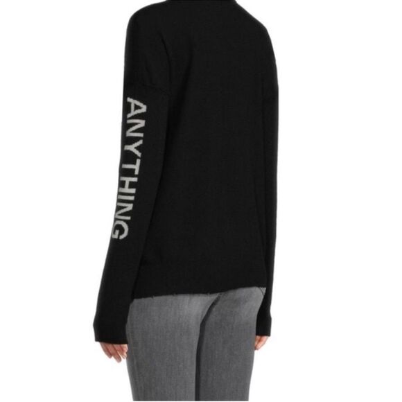 ZADIG & VOLTAIRE  Gaby Girls Can Do Anything Wool & Cashmere Sweater Size S NWT - Picture 1 of 9